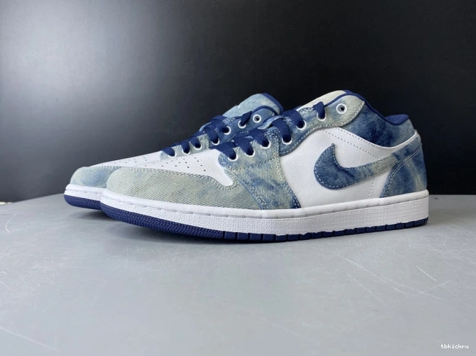 Reps TBK Air Denim Washed CZ8455-100 Jordan 1 Low 0816